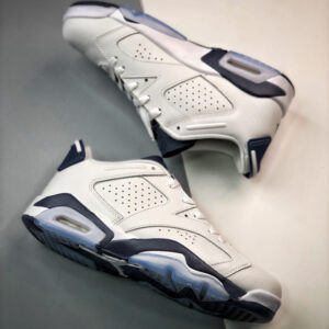 Air Jordan 6 Low White Midnight Navy For Sale