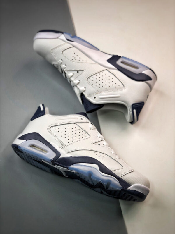 Air Jordan 6 Low White Midnight Navy For Sale