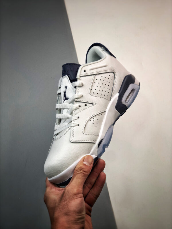 Air Jordan 6 Low White Midnight Navy For Sale