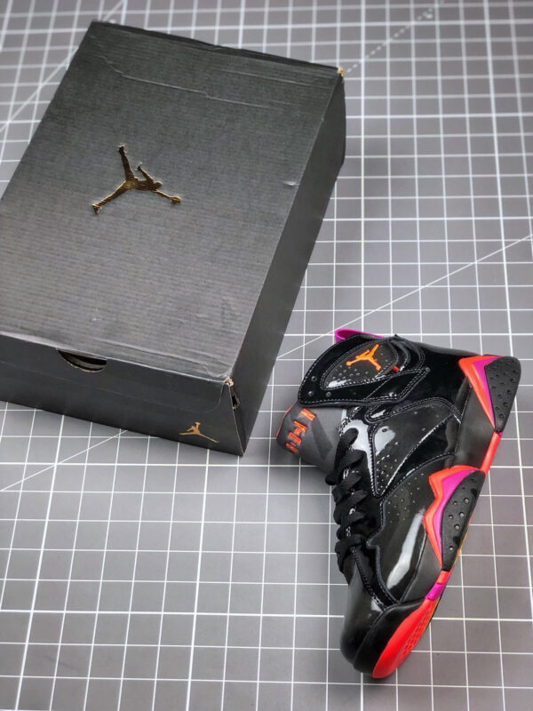 Air Jordan 7 Black Patent Leather 313358-006 For Sale