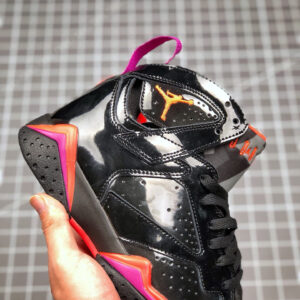 Air Jordan 7 Black Patent Leather 313358-006 For Sale