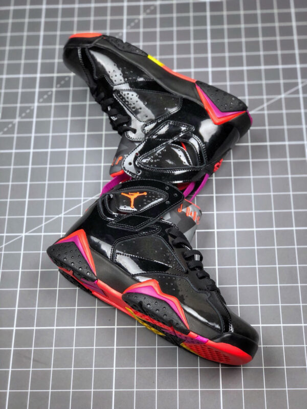 Air Jordan 7 Black Patent Leather 313358-006 For Sale