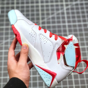 Air Jordan 7 GS White Topaz Mist-Ember Glow-Gym Red On Sale