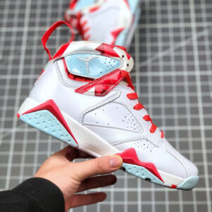 Air Jordan 7 GS White Topaz Mist-Ember Glow-Gym Red On Sale