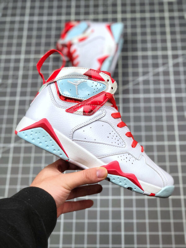 Air Jordan 7 GS White Topaz Mist-Ember Glow-Gym Red On Sale