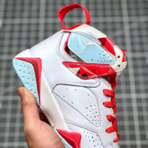 Air Jordan 7 GS White Topaz Mist-Ember Glow-Gym Red On Sale