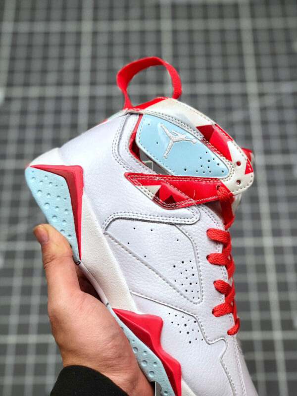 Air Jordan 7 GS White Topaz Mist-Ember Glow-Gym Red On Sale