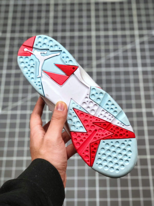 Air Jordan 7 GS White Topaz Mist-Ember Glow-Gym Red On Sale