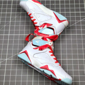 Air Jordan 7 GS White Topaz Mist-Ember Glow-Gym Red On Sale