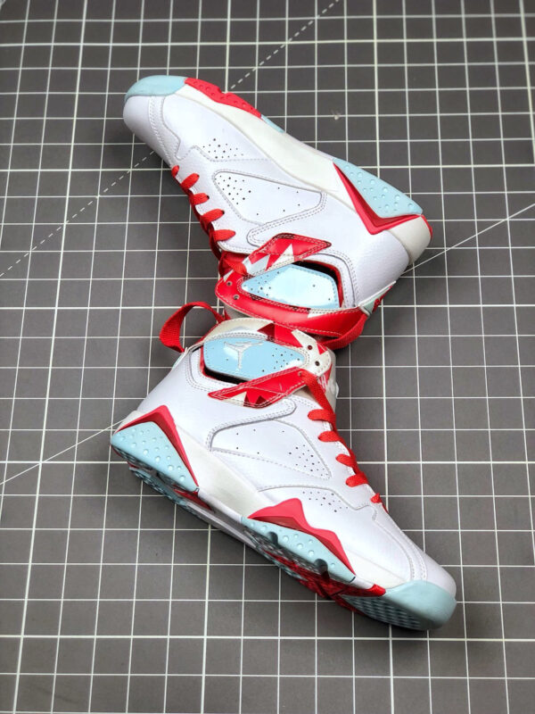 Air Jordan 7 GS White Topaz Mist-Ember Glow-Gym Red On Sale