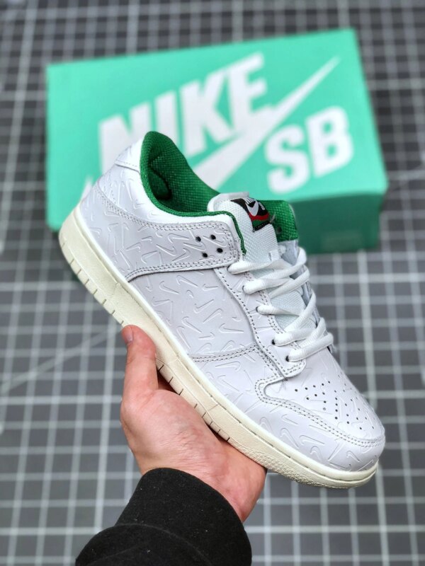 Ben-G x Nike SB Dunk Low White Lucid Green CU3846-100 For Sale