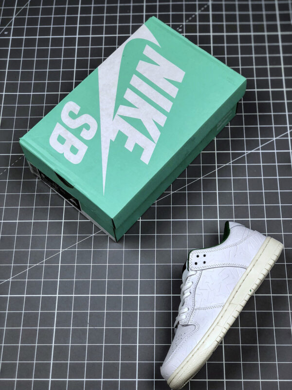 Ben-G x Nike SB Dunk Low White Lucid Green CU3846-100 For Sale