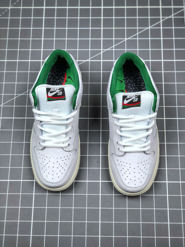 Ben-G x Nike SB Dunk Low White Lucid Green CU3846-100 For Sale