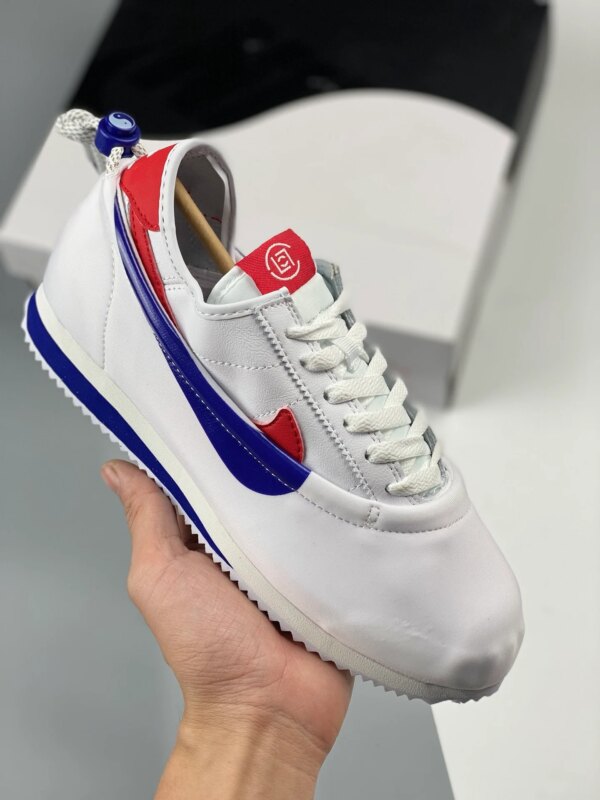 Clot x Nike Cortez White Game Royal-University Red DZ3239-100 For Sale