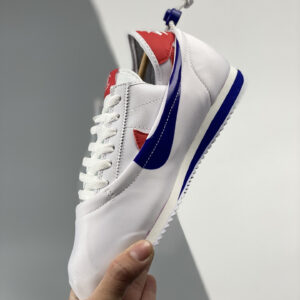 Clot x Nike Cortez White Game Royal-University Red DZ3239-100 For Sale