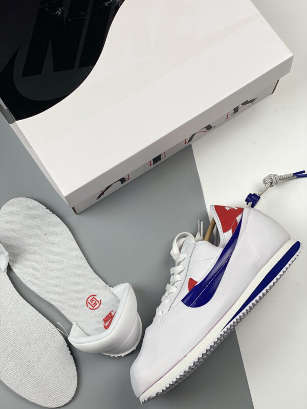 Clot x Nike Cortez White Game Royal-University Red DZ3239-100 For Sale