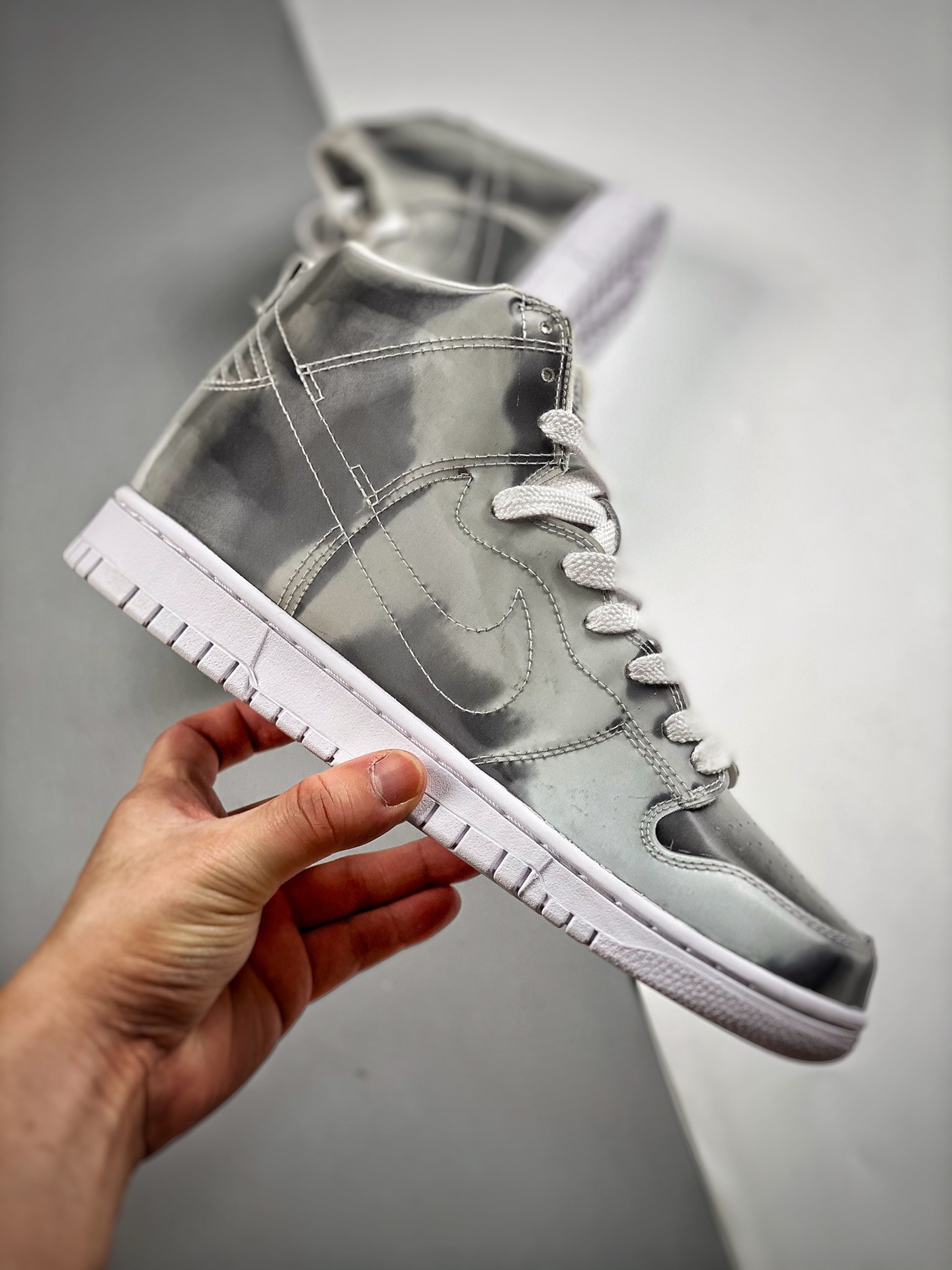 Clot x Nike Dunk High Metallic Silver DH4444-900 For Sale