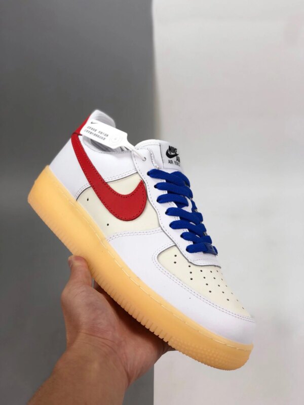 Custom Nike Air Force 1 White Red For Sale