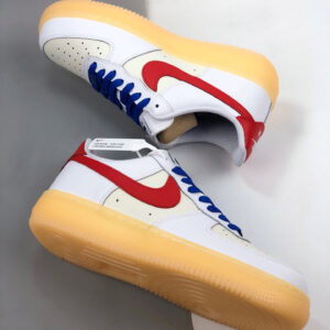 Custom Nike Air Force 1 White Red For Sale