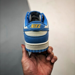 Custom Nike Dunk Low Sail Coast University Gold For Sale