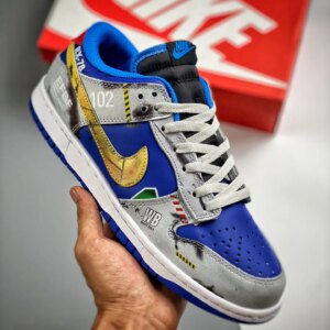 Custom Nike SB Dunk Low Cool Grey Blue For Sale