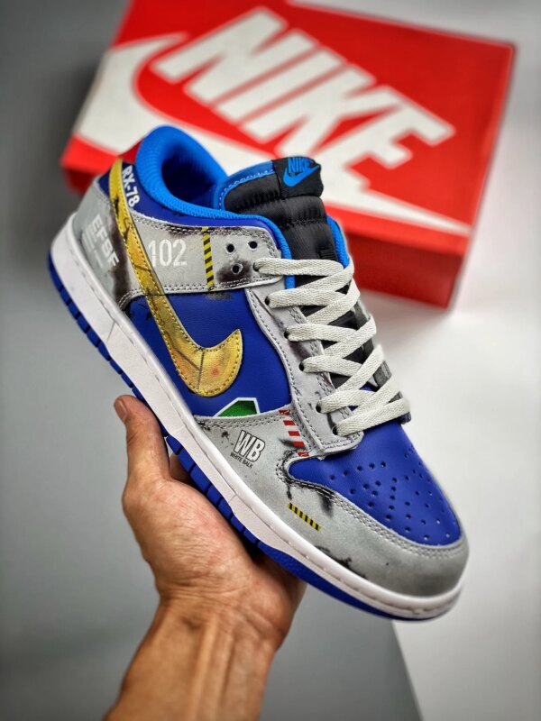 Custom Nike SB Dunk Low Cool Grey Blue For Sale