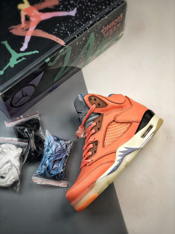 DJ Khaled x Air Jordan 5 Crimson Bliss Sail Leche Blue DV4982-641 For Sale