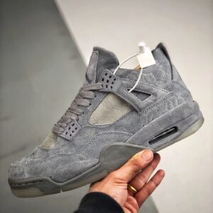 KAWS x Air Jordan 4 Cool Grey White 930155-003 For Sale