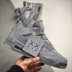 KAWS x Air Jordan 4 Cool Grey White 930155-003 For Sale