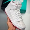 Kevin Bradley x Nike SB Dunk High White University Red For Sale