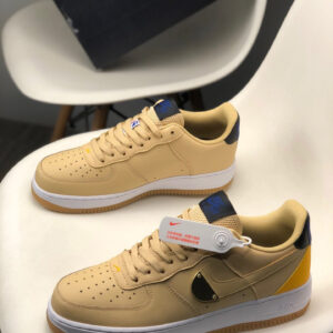 NBA x Nike Air Force 1 Low Tan Yellow CT2298-200 For Sale