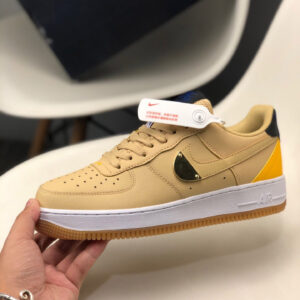 NBA x Nike Air Force 1 Low Tan Yellow CT2298-200 For Sale