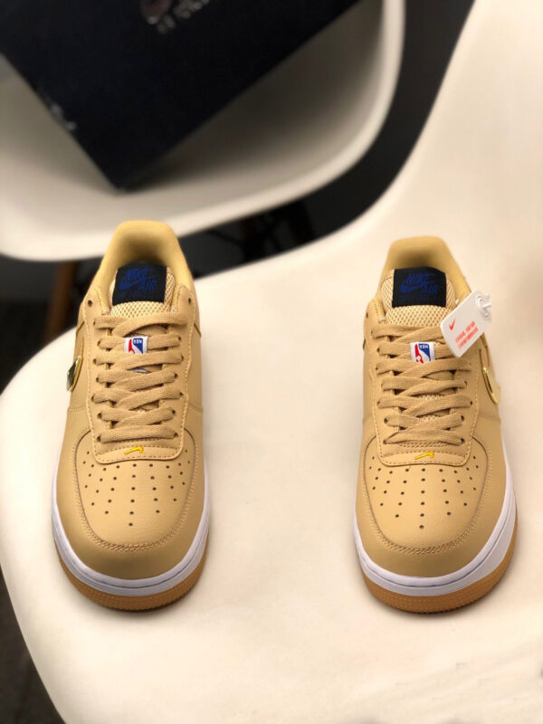 NBA x Nike Air Force 1 Low Tan Yellow CT2298-200 For Sale