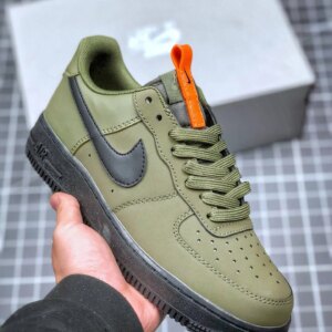 Nike Air Force 1 07 Khaki Black BQ4326-200 For Sale