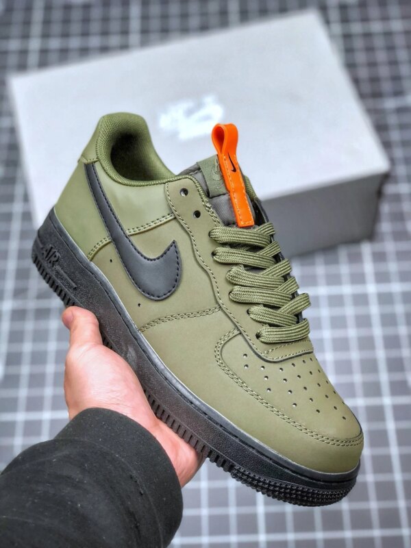 Nike Air Force 1 07 Khaki Black BQ4326-200 For Sale