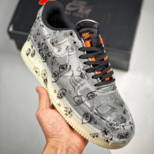 Nike Air Force 1 Experimental Halloween Black Starfish White For Sale