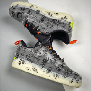 Nike Air Force 1 Experimental Halloween Black Starfish White For Sale