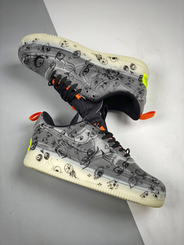 Nike Air Force 1 Experimental Halloween Black Starfish White For Sale