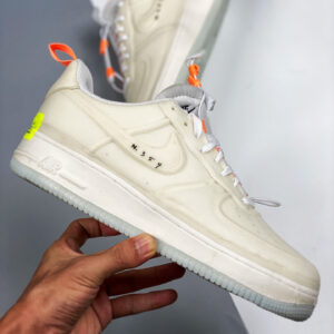 Nike Air Force 1 Experimental White Sail Atomic Orange Black For Sale