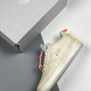 Nike Air Force 1 Experimental White Sail Atomic Orange Black For Sale