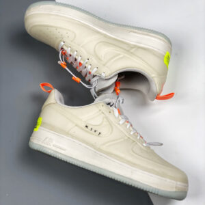 Nike Air Force 1 Experimental White Sail Atomic Orange Black For Sale