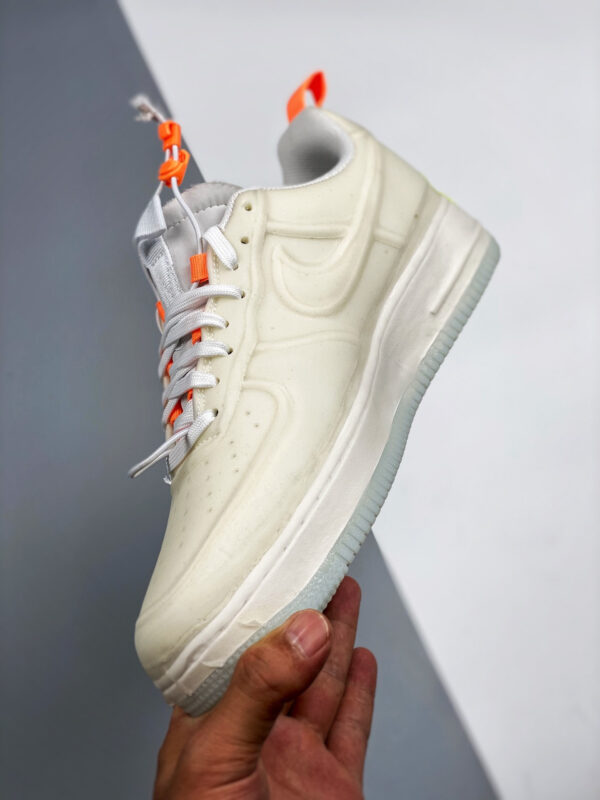 Nike Air Force 1 Experimental White Sail Atomic Orange Black For Sale