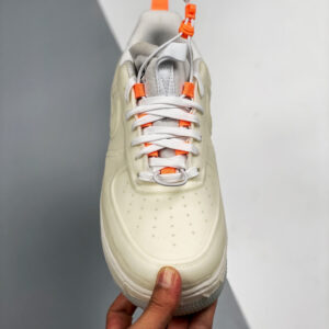 Nike Air Force 1 Experimental White Sail Atomic Orange Black For Sale