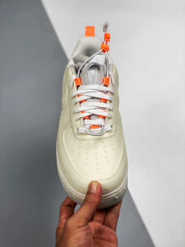 Nike Air Force 1 Experimental White Sail Atomic Orange Black For Sale