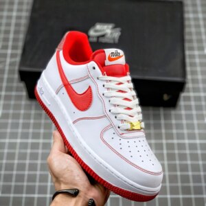 Nike Air Force 1 First Use White Red DA8478-101 For Sale