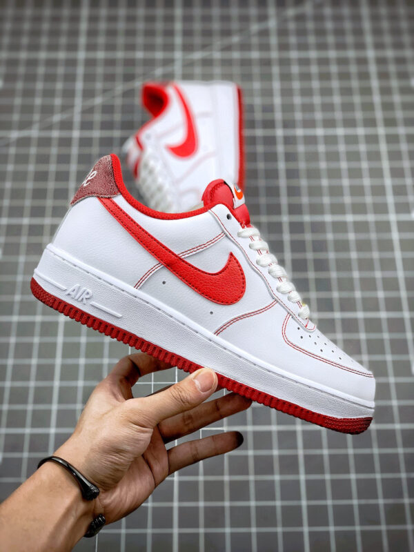 Nike Air Force 1 First Use White Red DA8478-101 For Sale