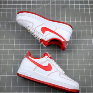 Nike Air Force 1 First Use White Red DA8478-101 For Sale