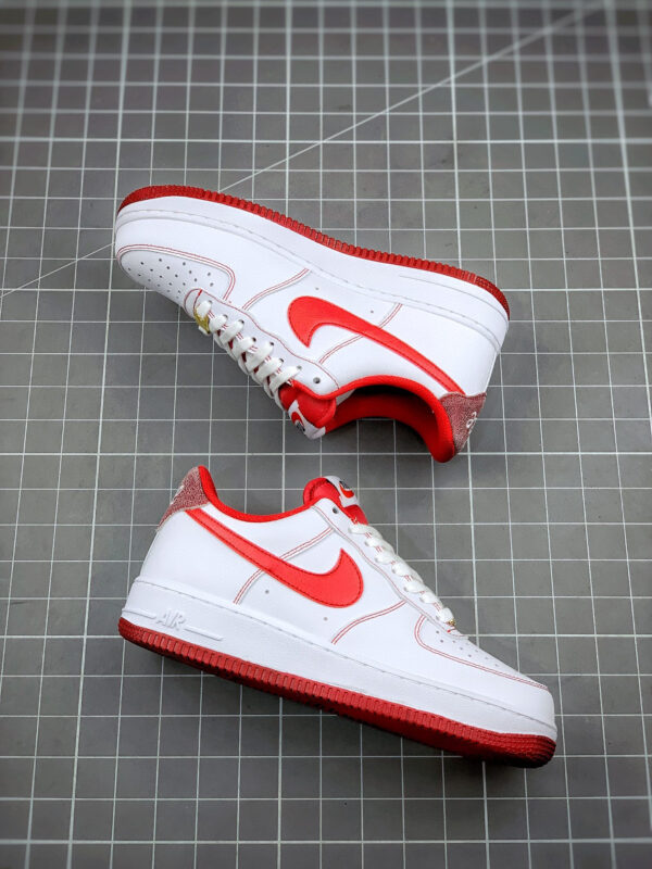 Nike Air Force 1 First Use White Red DA8478-101 For Sale