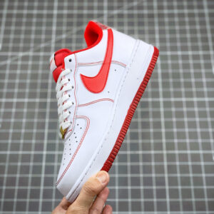 Nike Air Force 1 First Use White Red DA8478-101 For Sale