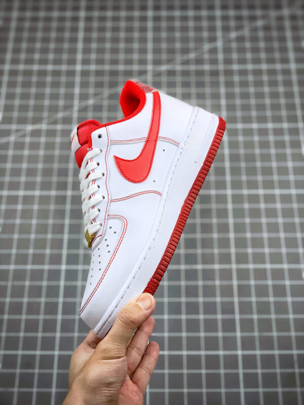 Nike Air Force 1 First Use White Red DA8478-101 For Sale